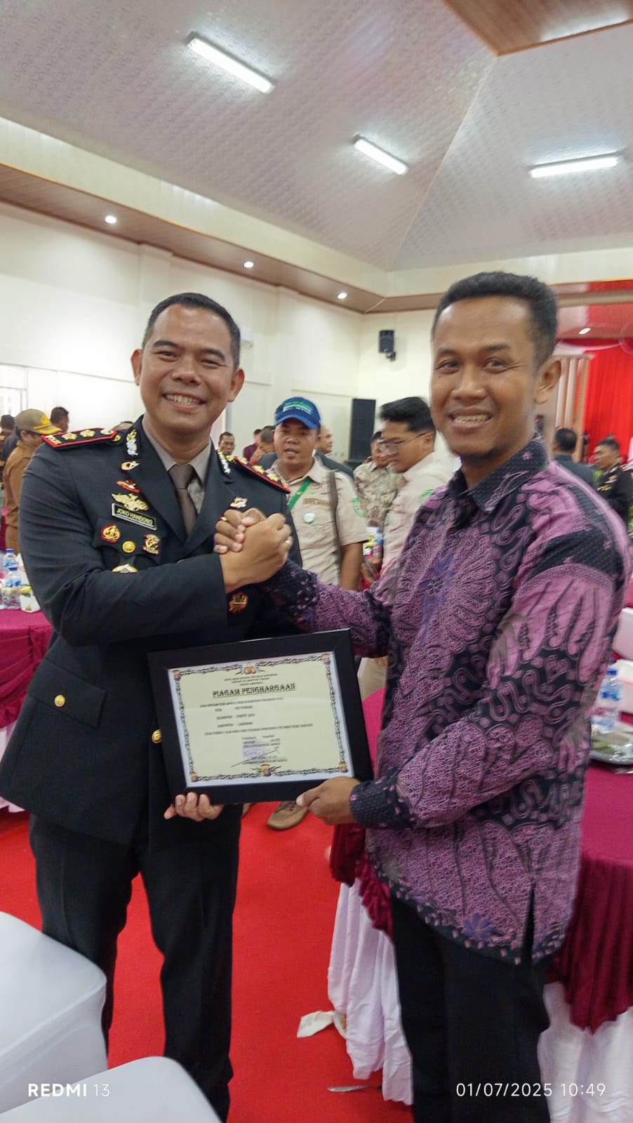 Desa Tri Tunggal Juara 1 Lomba Pekarangan Pangan Bergizi