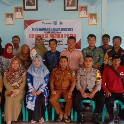 Pemdes Tri Tunggal Adakan Musdes Kopdes Merah Putih