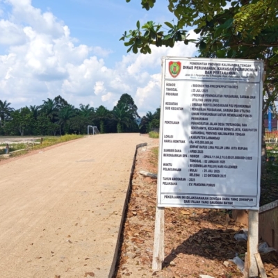 Program Peningkatan Prasarana, Sarana dan Utilitas Umum (PSU) dari Pemerintah Provinsi Kalimantan Tengah di Desa Tri Tunggal