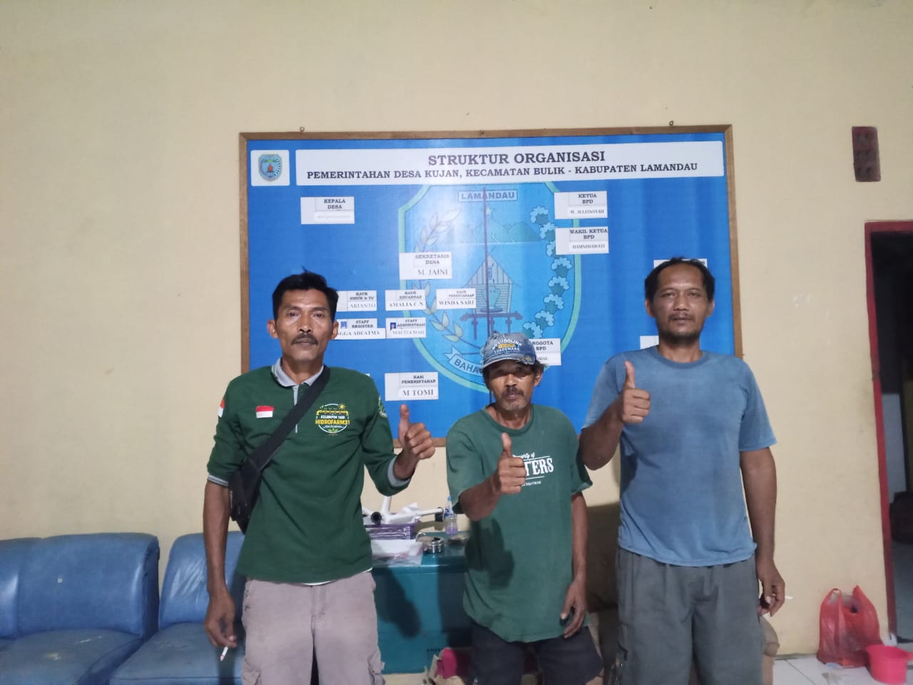 Petani Hidroponik Tri Tunggal mengadakan pelatihan di Pemdes Kujan, Kec. bulik