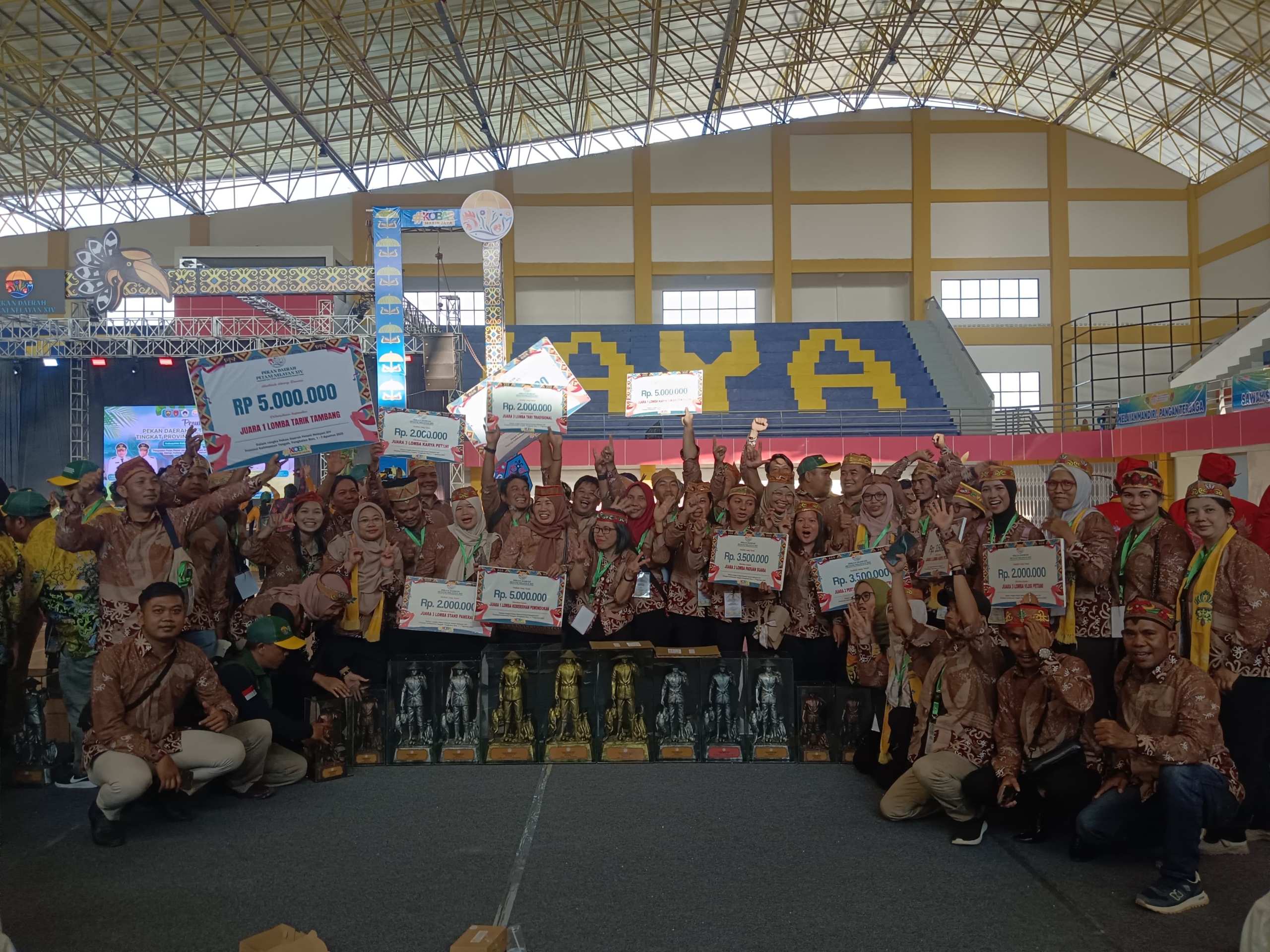 Petani Tri Tunggal Ikuti PEDA Petani Nelayan XIV Kalimantan Tengah