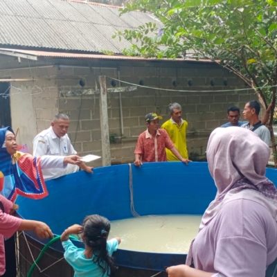 BPP Sematu Jaya Adakan Pelatihan Budidaya Ikan Kolam Bioflok
