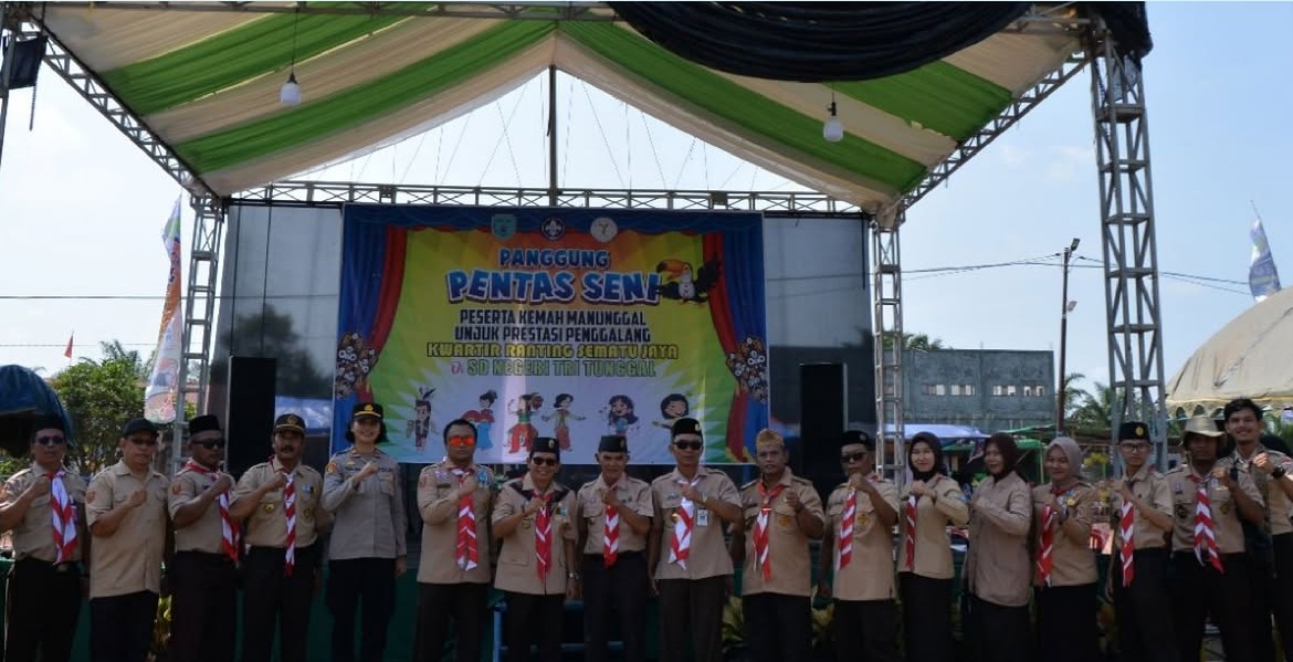 Desa Tri Tunggal Jadi Tuan Rumah Kemah Manunggal Unjuk Prestasi Penggalang