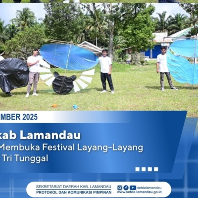 Desa Tri Tunggal Laksanakan Festival dan Lomba Layang – Layang