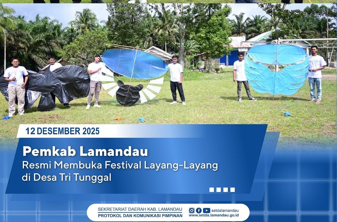 Desa Tri Tunggal Laksanakan Festival dan Lomba Layang – Layang