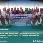 PKK Kabupaten Lamandau Kunjungi PKK Desa Tri Tunggal