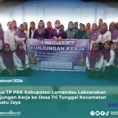 PKK Kabupaten Lamandau Kunjungi PKK Desa Tri Tunggal
